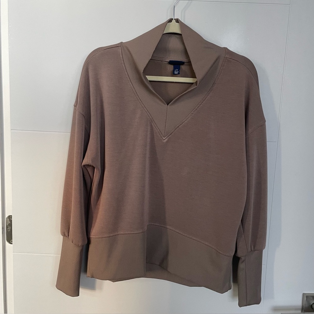 🌟TWO PIECE🌟Light Brown Lounge Set, Small - Picture 2 of 8